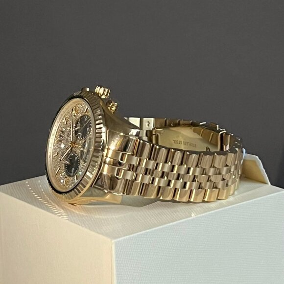 Michael Kors Oversized Lexington Gold-Tone Watch – Brand New (MK8494) - Picture 3 of 11